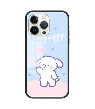 SoFetch Bubbel Puppy Hybride Hoesje iPhone 15 Pro