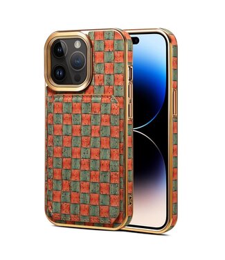 SoFetch Pasjeshouder Geweven Hybride Hoesje iPhone 15 Pro