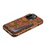 SoFetch Pasjeshouder Bloemen Hybride Hoesje voor de iPhone 15 Pro