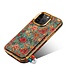 SoFetch Pasjeshouder Bloemen Hybride Hoesje voor de iPhone 15 Pro