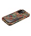 SoFetch Pasjeshouder Bloemen Hybride Hoesje voor de iPhone 15 Pro