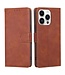 SoFetch Bruin RFID Faux Leder Hoesje voor de iPhone 15 Pro