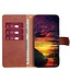 SoFetch Bruin RFID Faux Leder Hoesje voor de iPhone 15 Pro