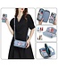 SoFetch Grijs RFID Bloemen Wallet Hoesje voor de iPhone 15 Pro