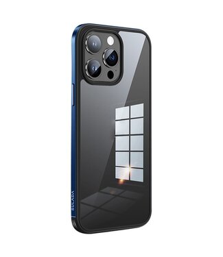 SULADA Donkerblauw Spiegel Hybride Hoesje iPhone 15 Pro