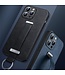 SULADA Zwart Glad Hybride Hoesje met Handriem voor de iPhone 15 Pro