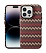 SoFetch Rood Textiel Patroon TPU Hoesje voor de iPhone 15 Pro