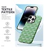 SoFetch Rood Textiel Patroon TPU Hoesje voor de iPhone 15 Pro