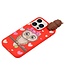 SoFetch Rood Uil TPU Hoesje voor de iPhone 15 Pro