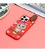 SoFetch Rood Uil TPU Hoesje voor de iPhone 15 Pro