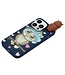 SoFetch Donkerblauw Uil TPU Hoesje voor de iPhone 15 Pro