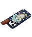 SoFetch Donkerblauw Uil TPU Hoesje voor de iPhone 15 Pro