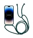 SoFetch Midnight Groen TPU Hoesje met Koord voor de iPhone 15 Pro