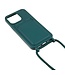 SoFetch Midnight Groen TPU Hoesje met Koord voor de iPhone 15 Pro