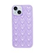 SoFetch Paars Hartjes TPU Hoesje voor de iPhone 15 Pro