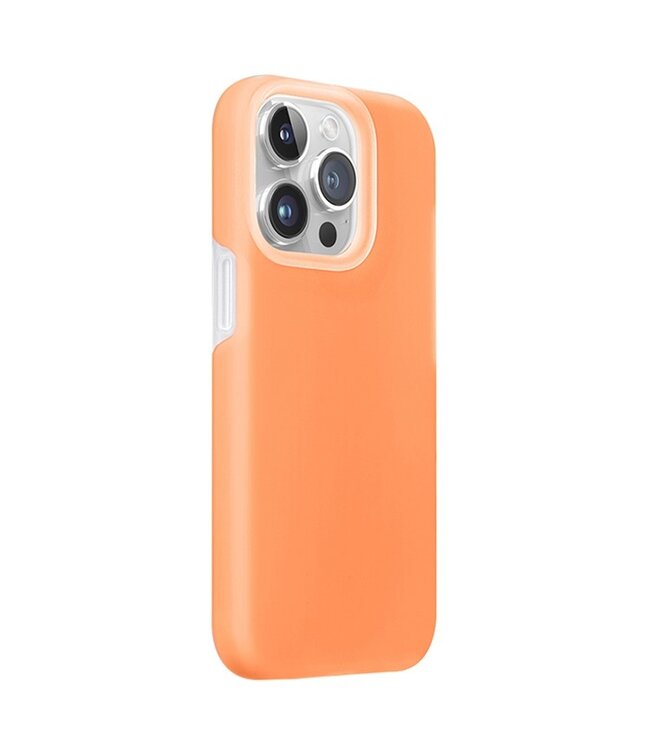Xundd Oranje Gelei Hybride Hoesje voor de iPhone 15 Pro