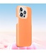 Xundd Oranje Gelei Hybride Hoesje voor de iPhone 15 Pro