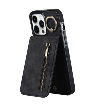 SoFetch Zwart RFID 2-in-1 Hoesje iPhone 15 Pro