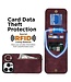 SoFetch Bordeaux Rood RFID 2-in-1 Hoesje voor de iPhone 15 Pro