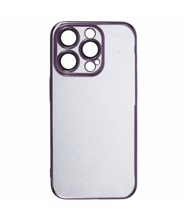 SoFetch Dark Paars Lensbescherming Hardcase Hoesje voor de iPhone 15 Pro