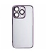 SoFetch Dark Paars Lensbescherming Hardcase Hoesje voor de iPhone 15 Pro