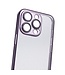 SoFetch Dark Paars Lensbescherming Hardcase Hoesje voor de iPhone 15 Pro