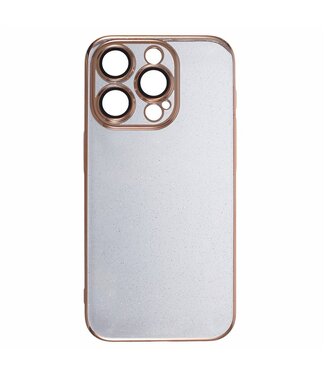 SoFetch Goud Lensbescherming Hardcase Hoesje iPhone 15 Pro