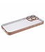 SoFetch Goud Lensbescherming Hardcase Hoesje voor de iPhone 15 Pro