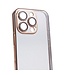 SoFetch Goud Lensbescherming Hardcase Hoesje voor de iPhone 15 Pro