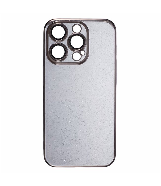 SoFetch Zwart Lensbescherming Hardcase Hoesje voor de iPhone 15 Pro