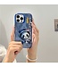 SoFetch Blauw Panda Astronaut Hybride Hoesje voor de iPhone 15 Pro