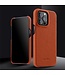 Oranje Litchee Hybride Hoesje voor de iPhone 15 Pro