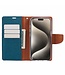 Mercury Blauw Goospery Textiel Bookcase Hoesje voor de iPhone 15 Pro