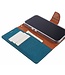 Mercury Blauw Goospery Textiel Bookcase Hoesje voor de iPhone 15 Pro