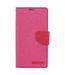 Mercury Roze Goospery Textiel Bookcase Hoesje voor de iPhone 15 Pro