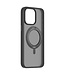 Momax Zwart MagSafe Mat Hardcase Hoesje voor de iPhone 15 Pro