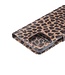 SoFetch Bruin Luipaard Faux Leder Hoesje voor de iPhone 15 Pro
