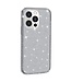 SoFetch Zilver Glitters Hardcase Hoesje voor de iPhone 15 Pro Max