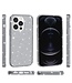 SoFetch Zilver Glitters Hardcase Hoesje voor de iPhone 15 Pro Max