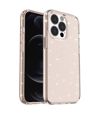 SoFetch Goud Glitters Hardcase Hoesje iPhone 15 Pro Max