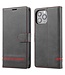 SoFetch Zwart Modern Bookcase Hoesje voor de iPhone 15 Pro Max