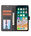 SoFetch Zwart Modern Bookcase Hoesje voor de iPhone 15 Pro Max