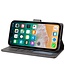 SoFetch Zwart Modern Bookcase Hoesje voor de iPhone 15 Pro Max