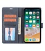 SoFetch Blauw Modern Bookcase Hoesje voor de iPhone 15 Pro Max