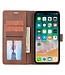 SoFetch Bruin Modern Bookcase Hoesje voor de iPhone 15 Pro Max