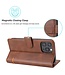 SoFetch Bruin Modern Bookcase Hoesje voor de iPhone 15 Pro Max