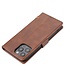 SoFetch Bruin Modern Bookcase Hoesje voor de iPhone 15 Pro Max