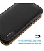 DUX DUCIS Zwart RFID Flipcover Hoesje voor de iPhone 15 Pro Max