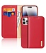 DUX DUCIS Rood RFID Flipcover Hoesje voor de iPhone 15 Pro Max