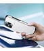 SoFetch Zilver Pasjeshouder Hybride Hoesje met Handriem voor de iPhone 15 Pro Max